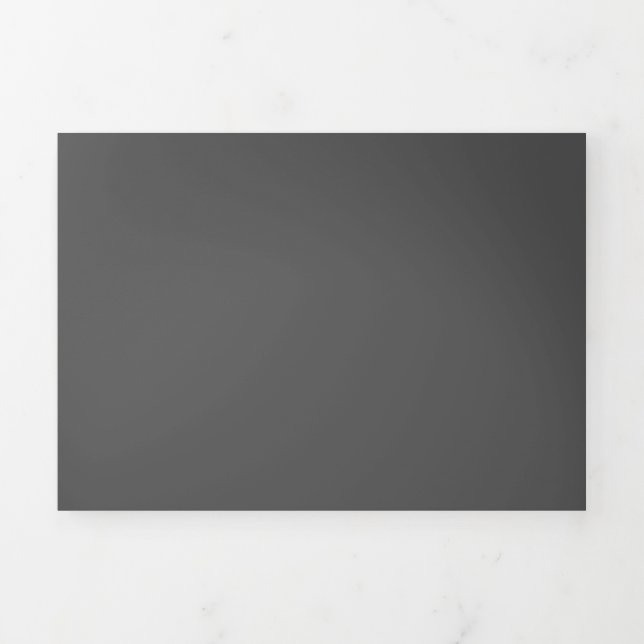 Faltprogramm für dreiseitige Buchstaben Dreifach-gefaltete Programmkarte (Cover)