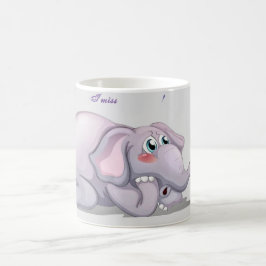 Faltschachtel Dankeschön Karte "Ich vermisse dich" Kaffeetasse