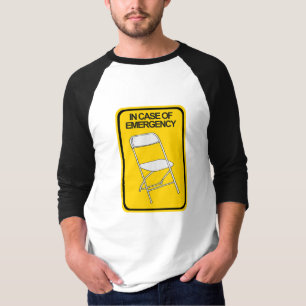 Faltstuhl im Notfall T-Shirt