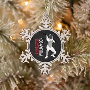 Faltung Schneeflocken Zinn-Ornament