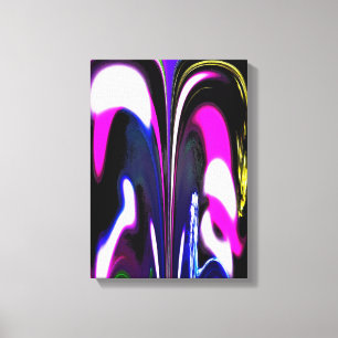 Faltzeit abstrakte Kunst Leinwanddruck