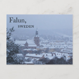 Falun, Suède Carte postale