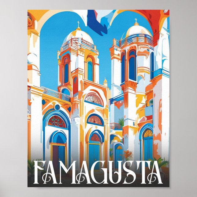 famagusta cyprus - cyprus Strände - Urlaub Poster (Vorne)