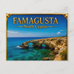 Famagusta Nordzypern Küstenreise Erinnerung Postkarte
