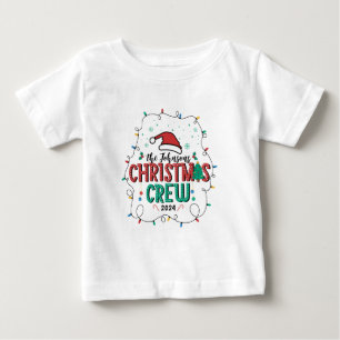 Familiäre Weihnachtsgruppe - passender Name Baby T-shirt