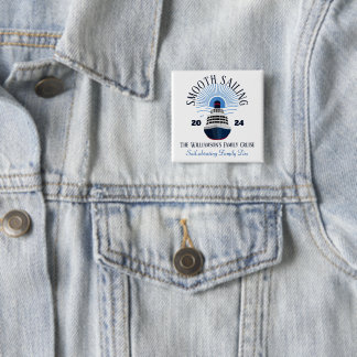 Familiäres Matching Cruise Vacation Name & Year Button