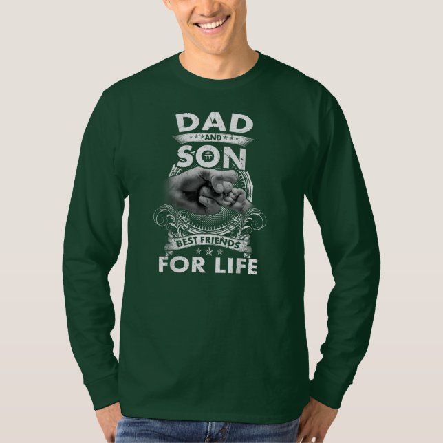 Familie 365 Vater und Sohn beste Lebensfreunde T-Shirt (Vorderseite)
