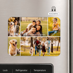Familie 5 Name der Fotokollektion Magnet