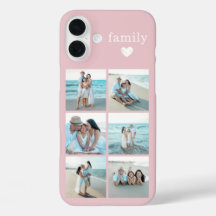 Familie 6 Foto Blush Rosa