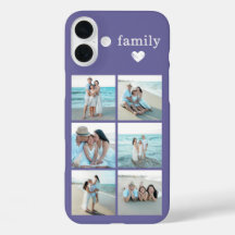 Familie 6 Foto Lila