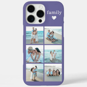 Familie 6 Foto Lila iPhone 16 Pro Max Hülle