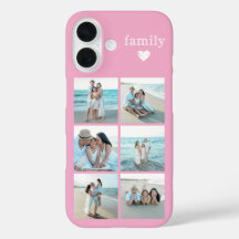 Familie 6 Foto Pink