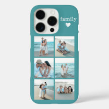 Familie 6 Foto Türkis
