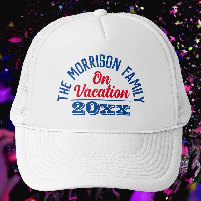 Familie auf Urlaub Trucker Hat Truckerkappe (Von Creator hochgeladen)