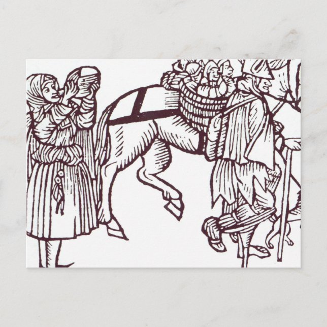 Familie Beggar Postkarte (Vorderseite)