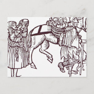 Familie Beggar Postkarte