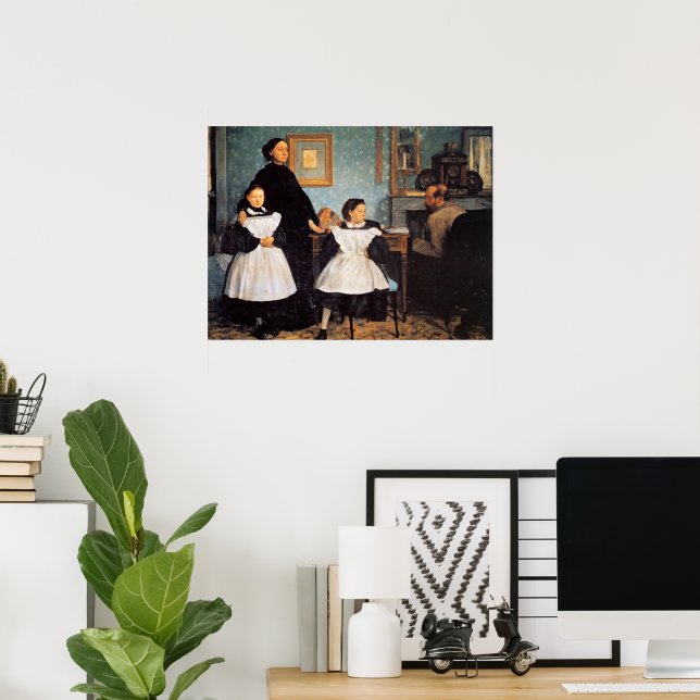 Familie Bellelli von Edgar Degas, Poster (Heimbüro)