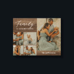 Familie Collage Rustikale moderne, maßgeschneidert Leinwanddruck<br><div class="desc">Die personalisierte Wanddekoration sorgt für wertvolle Momente. Macht ein großartiges Geschenk! Entworfen von Berry Berry Sweet. Besuchen Sie unsere Website unter berryberrysweet.com ,  um mehr über uns und unsere kompletten Produktlinien zu erfahren.</div>