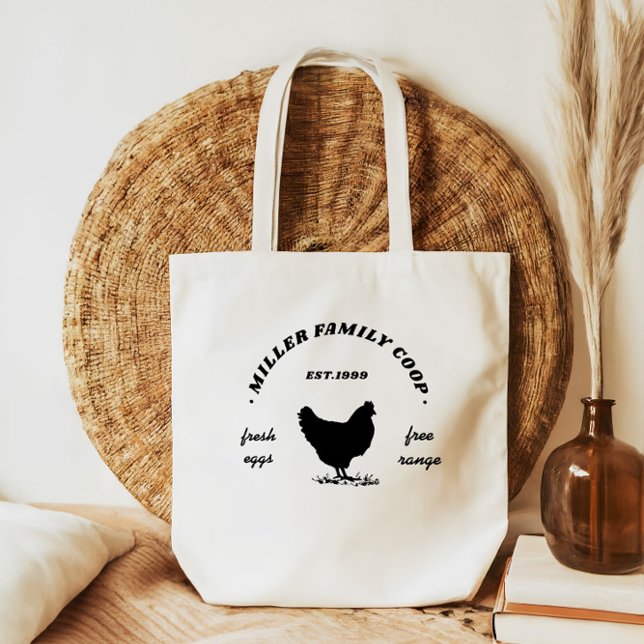 Familie Coop Happy Hen Farmhouse Tragetasche (Von Creator hochgeladen)