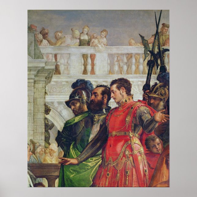 Familie Darius vor Alexander dem Großen Poster (Vorne)