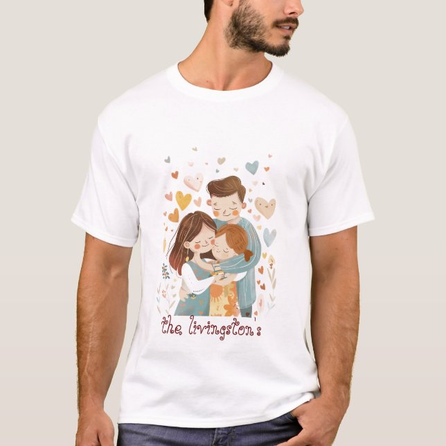 Familie der drei T-Shirt (Vorderseite)