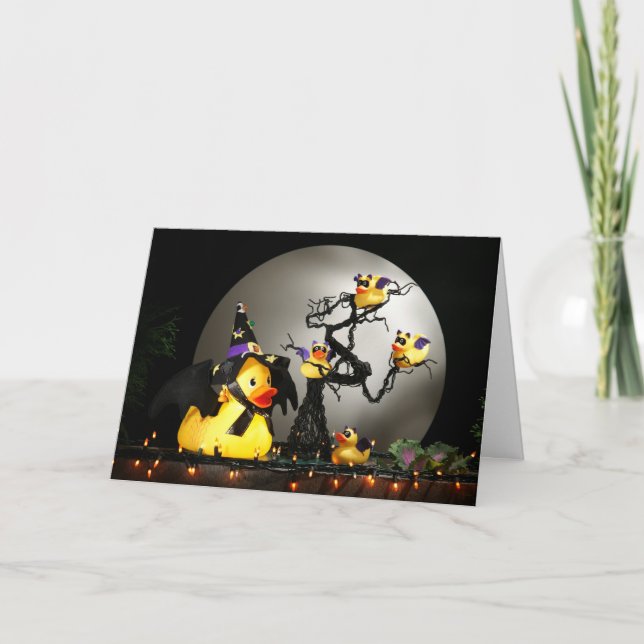Familie der Halloween-Basken Karte (Vorderseite)