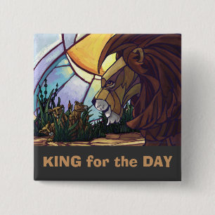Familie der Löwen, King for Day Button