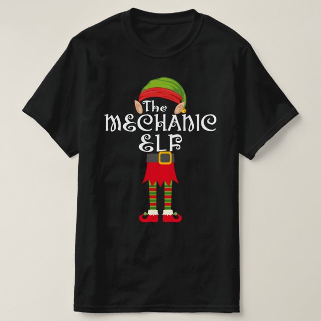 Familie der Mechanikelen, passend zu Weihnachten T-Shirt (Design vorne)