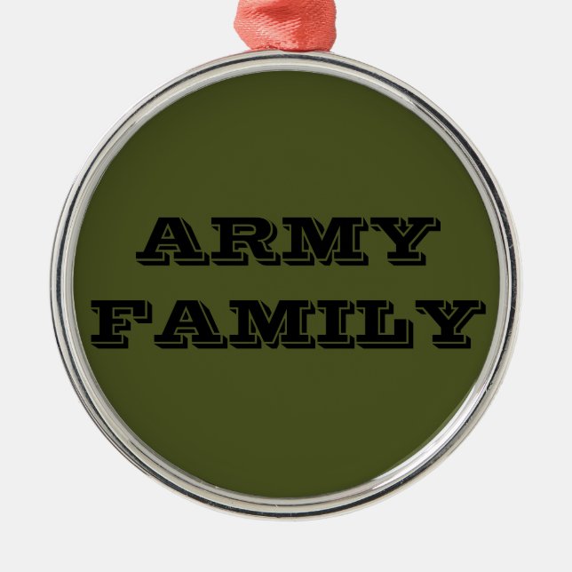 Familie der Ornamenstruppen Silbernes Ornament (Vorne)