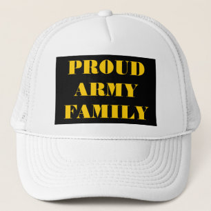 Familie der Proud-Armee Truckerkappe