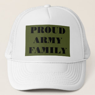Familie der Proud-Armee Truckerkappe