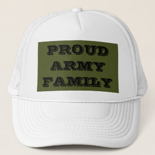 Familie der Proud-Armee Truckerkappe