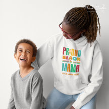 Familie der Proud Black Mama Black History Mons
