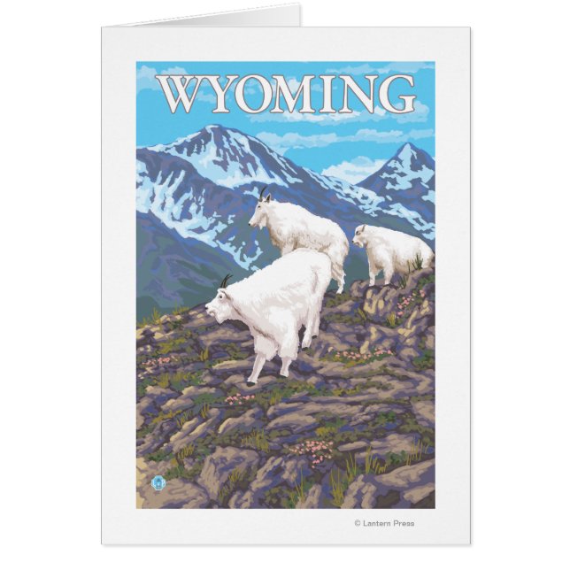 Familie der weißen BergziegenWyoming (Vorne)