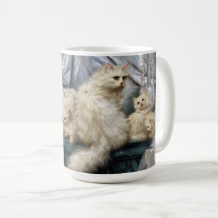 Familie der weißen Katze, Carl Kahler Kaffeetasse