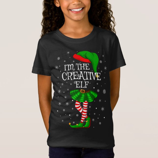 Familie, die mir passt, ich bin das Weihnachtsfest T-Shirt (Vorderseite)
