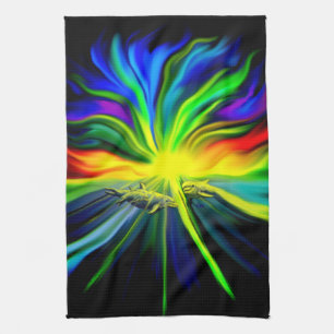 Familie Dolphin im Sonnenschein Geschirrtuch