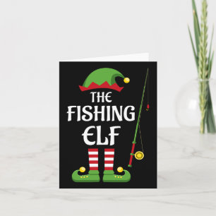 Familie Elf Matching Gruppe Weihnachten Karte