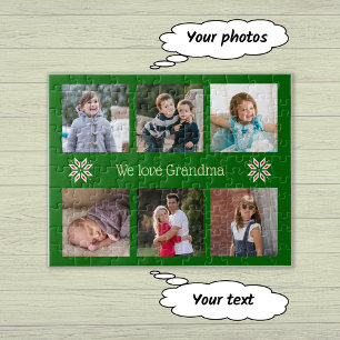 Familie Fotos Weihnachten im Rahmen von Sondertext