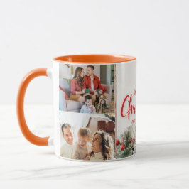 Familie frohe Weihnachten Glück Neujahr 4 Fotos Tasse