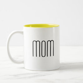 Familie Funny Penguin | Individuelle Name Weihnach Zweifarbige Tasse