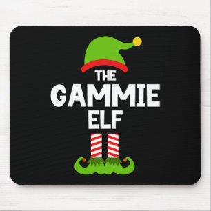 Familie Gammie Elf Weihnachten Matching Pajama Fun Mousepad