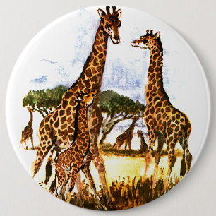 Familie Giraffe - Button