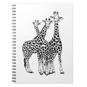 Familie Giraffe Notizblock