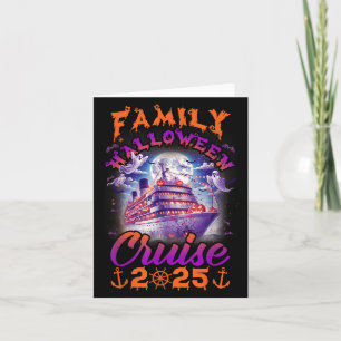 Familie Halloween Cruise 2025 Matching Family Crui Karte
