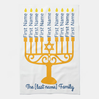 Familie Hanukkah Küchentücher