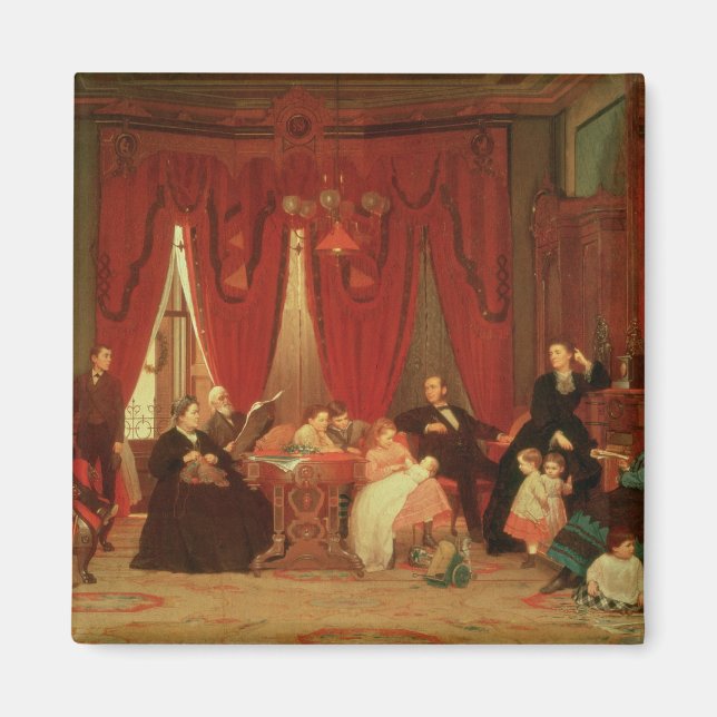 Familie Hatch, 1870-71 Magnet (Vorne)