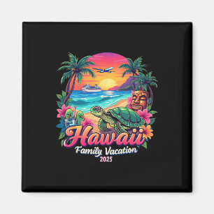 Familie Hawaii Sommer passende Reiseferien 2025 V Magnet