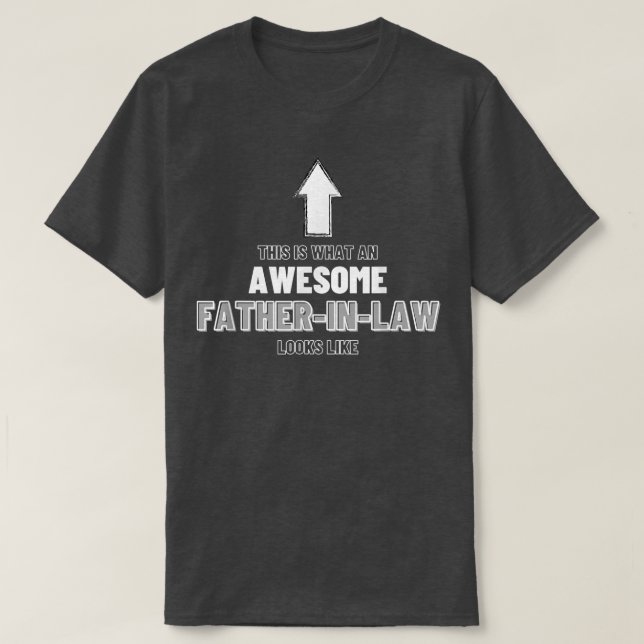 Familie Hochzeitsgeschenk Groom Bride Vater im Ges T-Shirt (Design vorne)