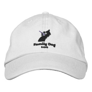Familie Hund Radio bestickt Hat Bestickte Baseballkappe